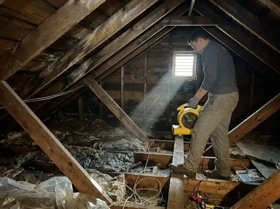attic-water-damage-drying-proc-007 — frequently asked questions, Emergency Water Extraction & 24/7 Flood Response in Tallula…